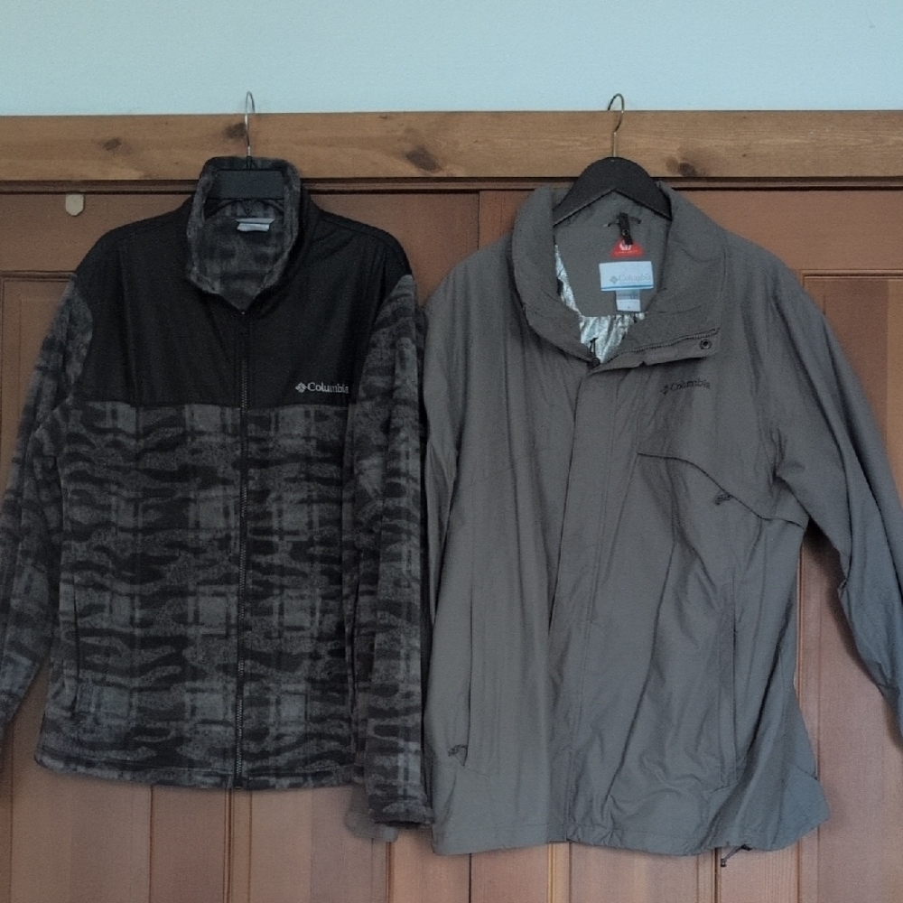 Columbia Men's Black and Gray Jacket
